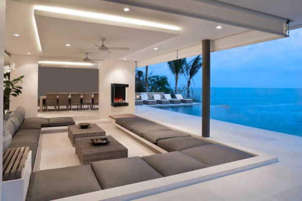 Amantii 30" 3-Sided Tru-View XL Electric Fireplace - Indoor or Outdoor