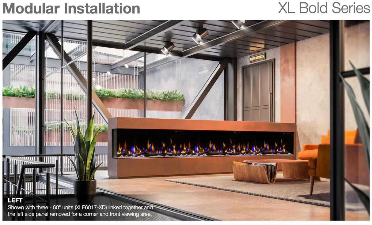 Dimplex 100" IgniteXL Bold Series Built-In Electric Fireplace