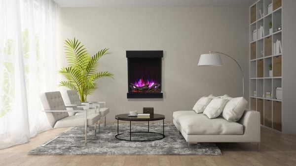 Amantii 30" 3-Sided Tru-View XL Electric Fireplace - Indoor or Outdoor