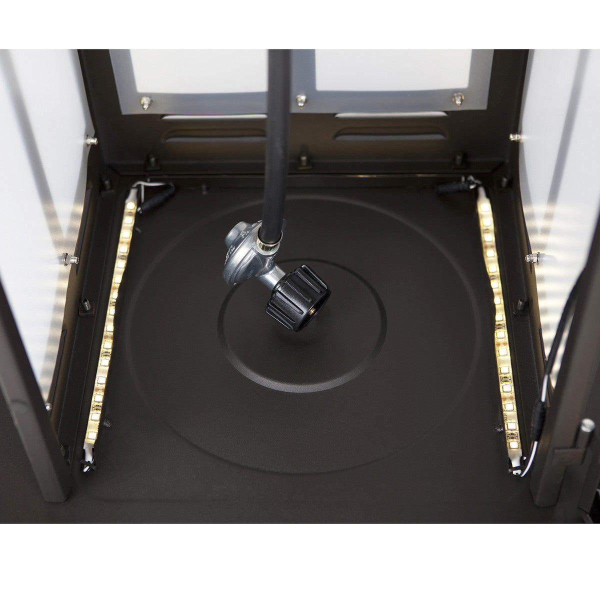 Paramount Illuminated Mission Patio Heater, Square