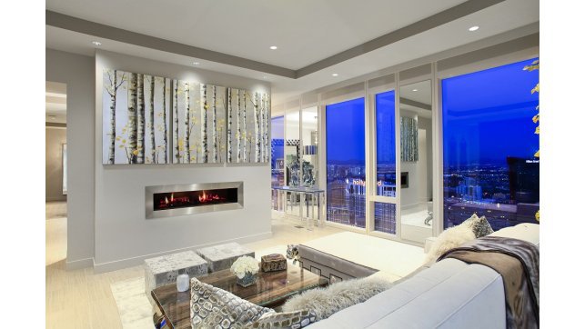 Dimplex 54" Opti-V Duet Series Built-In Electric Fireplace