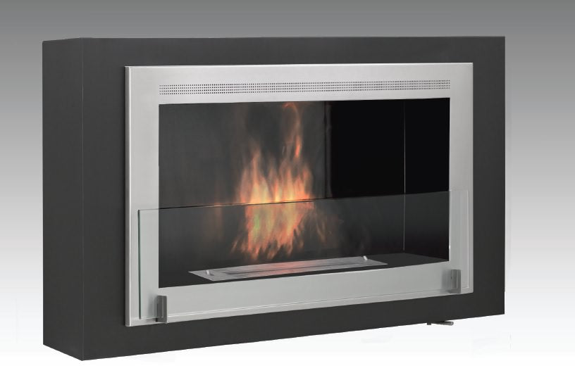 Eco-Feu 42" Montreal Wall Mount Ethanol Fireplace