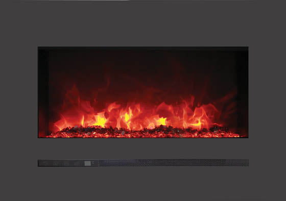 Sierra Flame 26" Linear Series Electric Wall-Mount/Built-In Fireplace