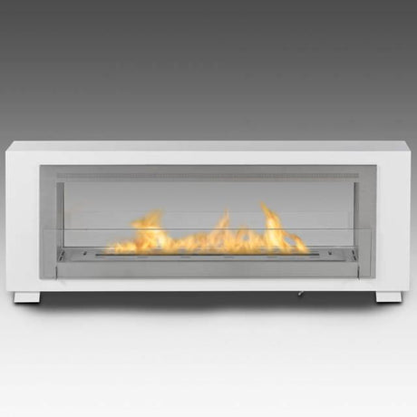 Eco-Feu 63" Santa Cruz 2-Sided Ethanol Fireplace, 3 Color Options