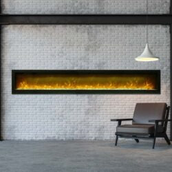 Amantii 100" Symmetry Smart Series Built-in Electric Fireplace