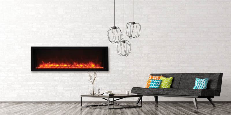 Amantii 50" Panorama Series Extra Slim Built-In Electric Fireplace