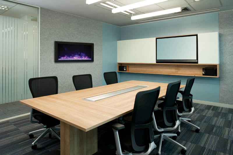 Amantii 30" Panorama Series Extra Slim Built-In Electric Fireplace