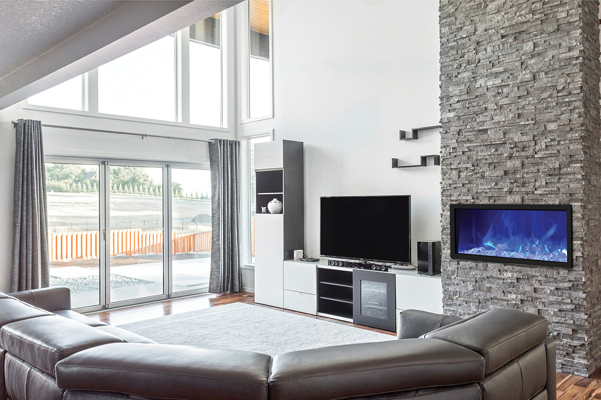Amantii 40" Panorama Series Slim Built-In Electric Fireplace