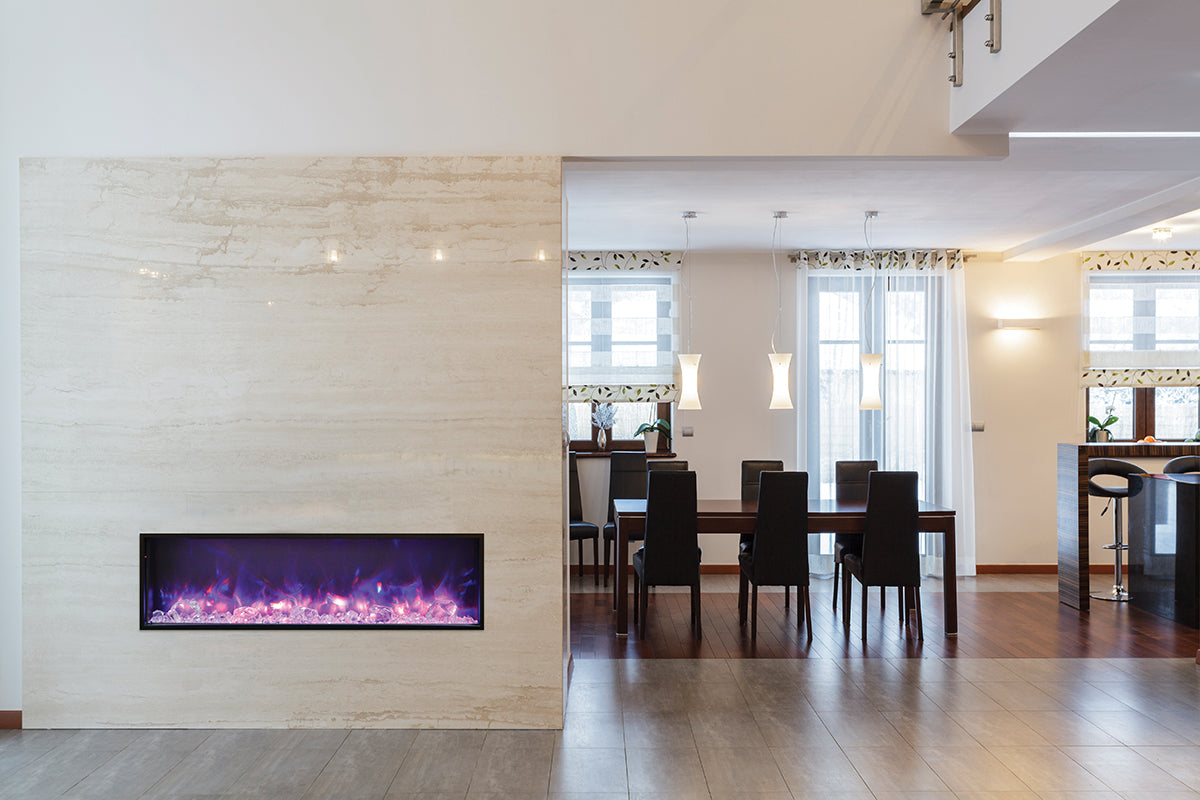 Amantii 50" Panorama Series Slim Built-In Electric Fireplace