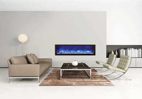 Amantii 60" Panorama Series Slim Built-In Electric Fireplace