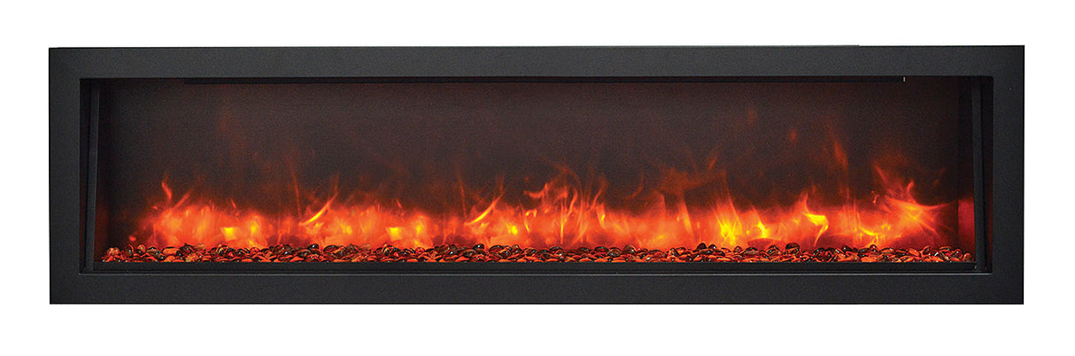 Amantii 60" Panorama Series Slim Built-In Electric Fireplace