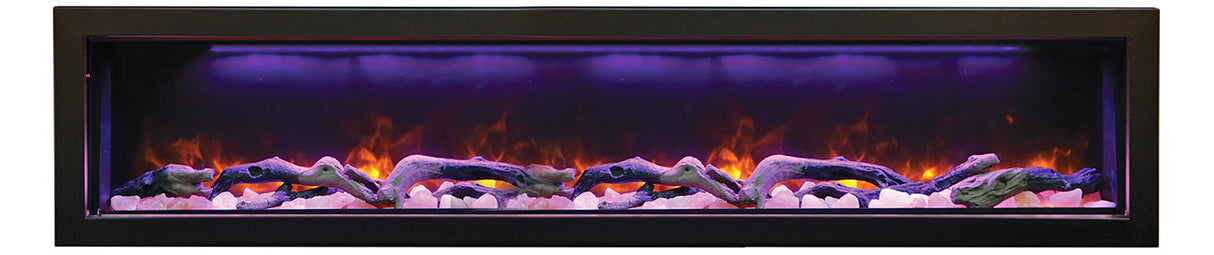Amantii 72" Panorama Series Deep Built-In Electric Fireplace