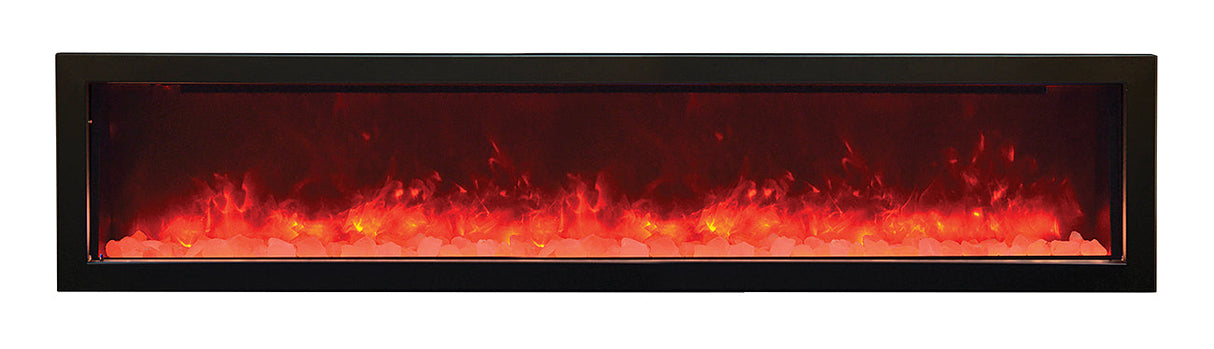 Amantii 72" Panorama Series Slim Built-In Electric Fireplace