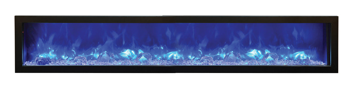Amantii 88" Panorama Series Slim Built-In Electric Fireplace
