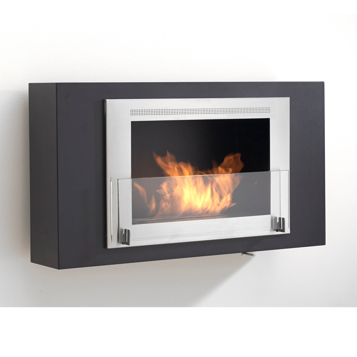 Eco-Feu 33" Brooklyn Wall Mount Ethanol Fireplace, 2 Color Options