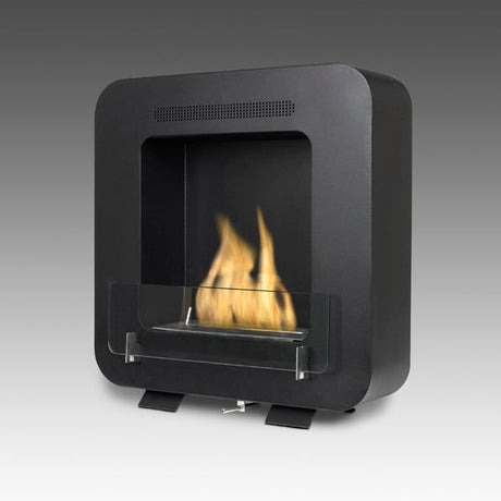 Eco-Feu 21" Cosy Wall Mount or Free Standing Ethanol Fireplace, 2 Color Options