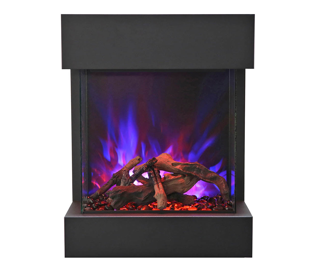 Amantii 20" 3-Sided The Cube Electric Fireplace