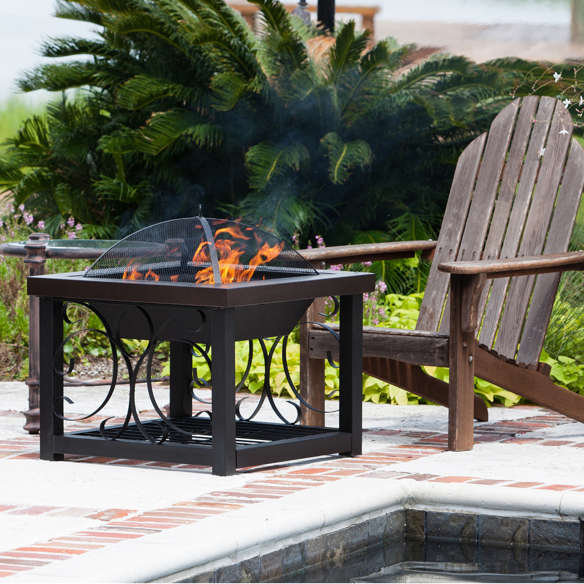 Paramount 27" Wood Burning Firepit Coffee Table