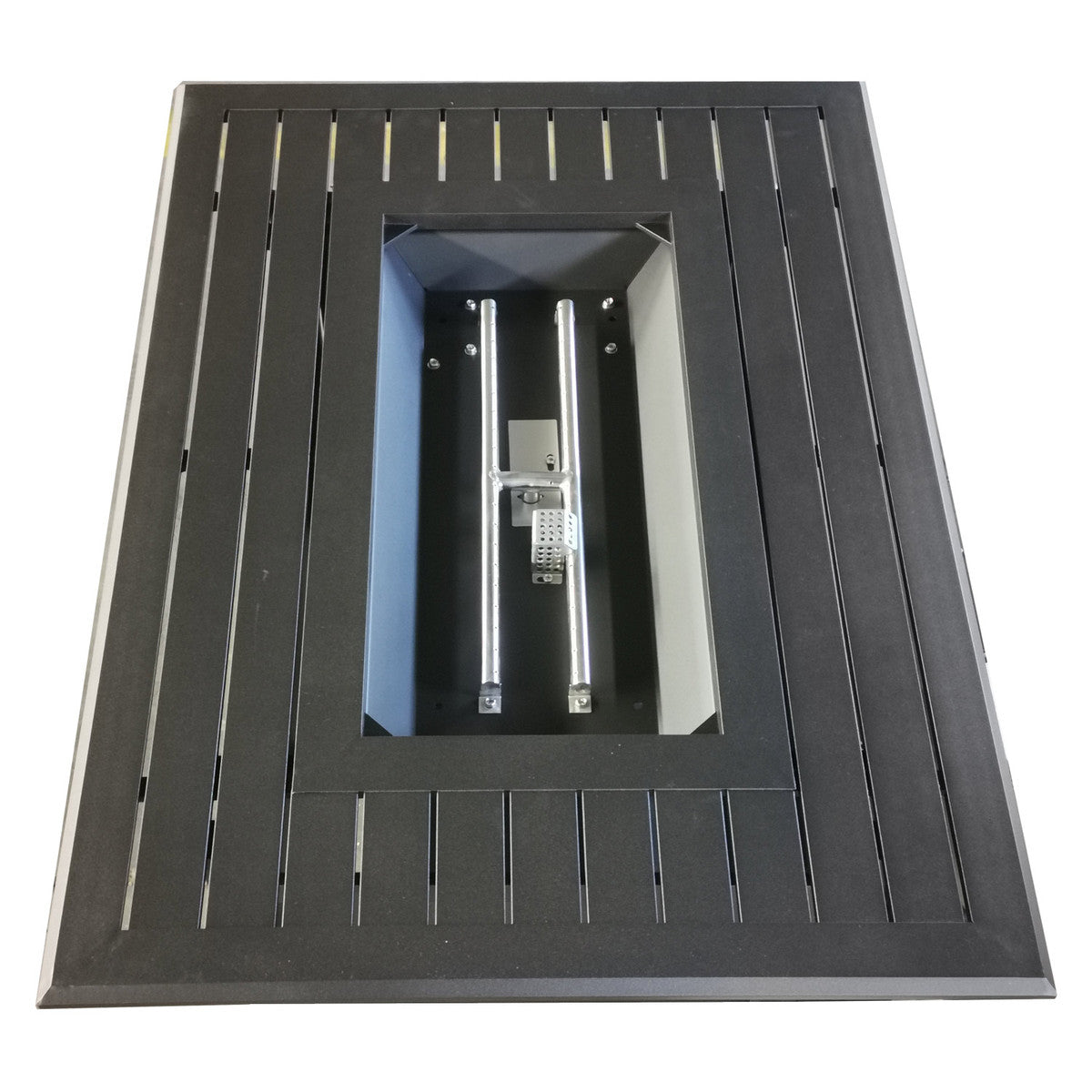 Paramount 46" Gale Convertible Firepit Bronze, Rectangular