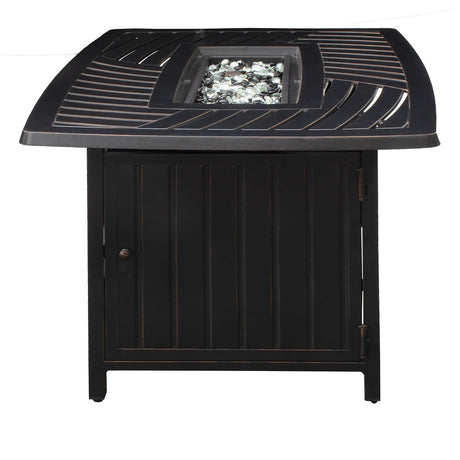 Paramount 32" Dylan Aluminum Fire Table, Rectangle