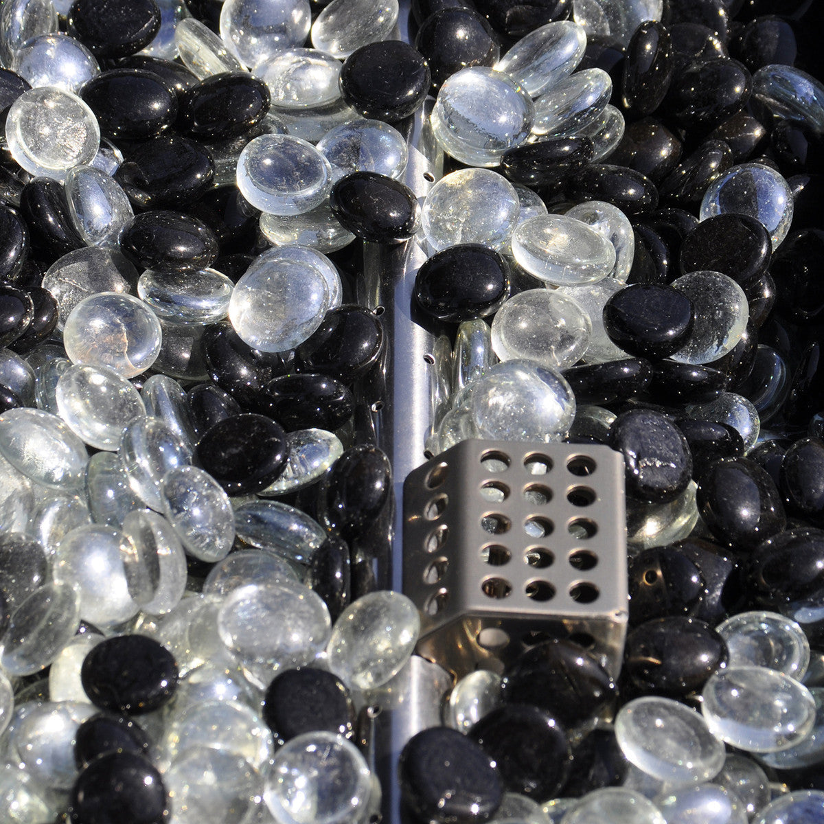 Paramount 49" Concrete Look Aluminum Fire Table, Low Rectangle