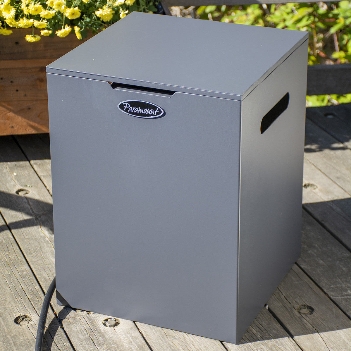 Paramount Aluminum Concrete Look Propane Tank Holder