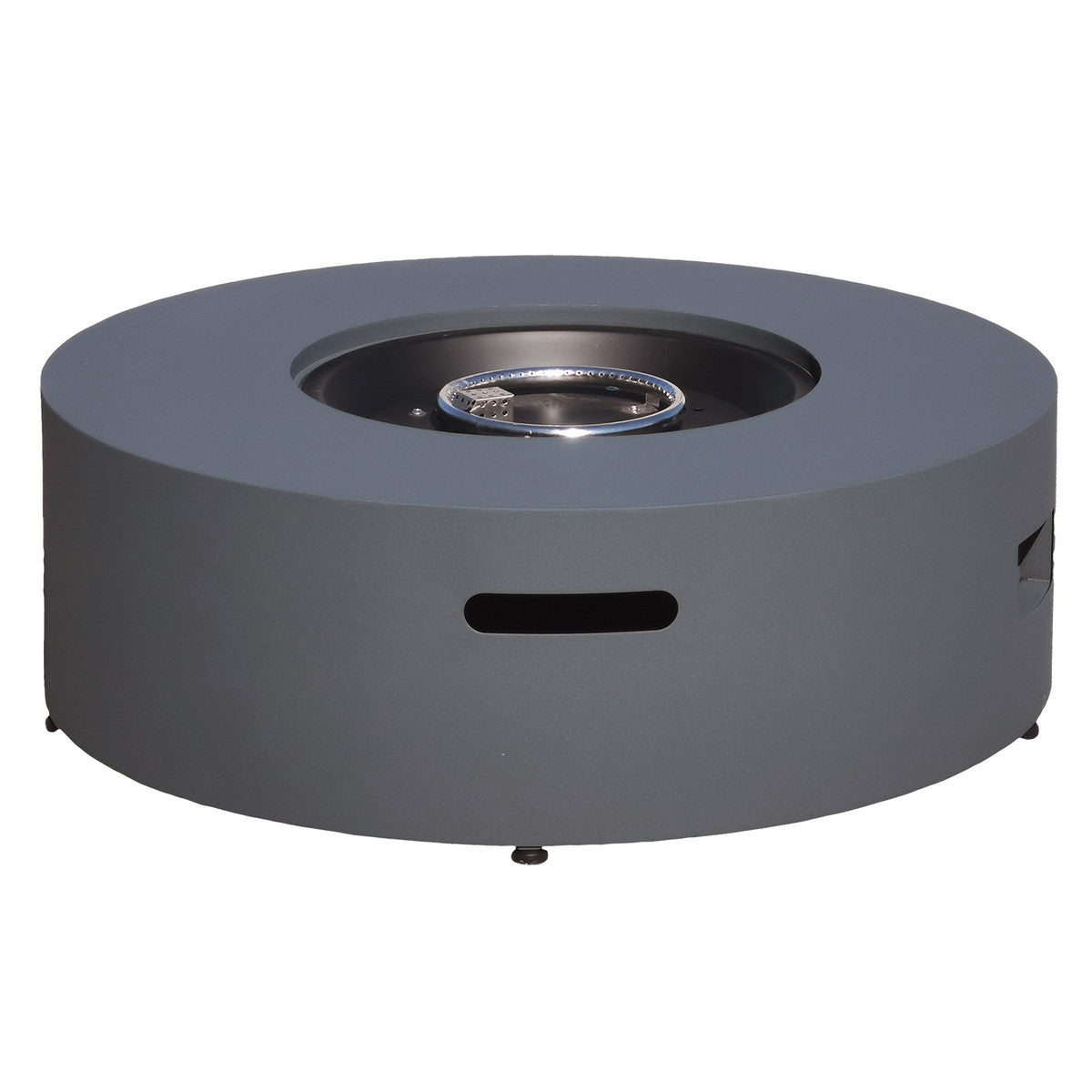 Paramount 38" Concrete Look Aluminum Fire Table, Round