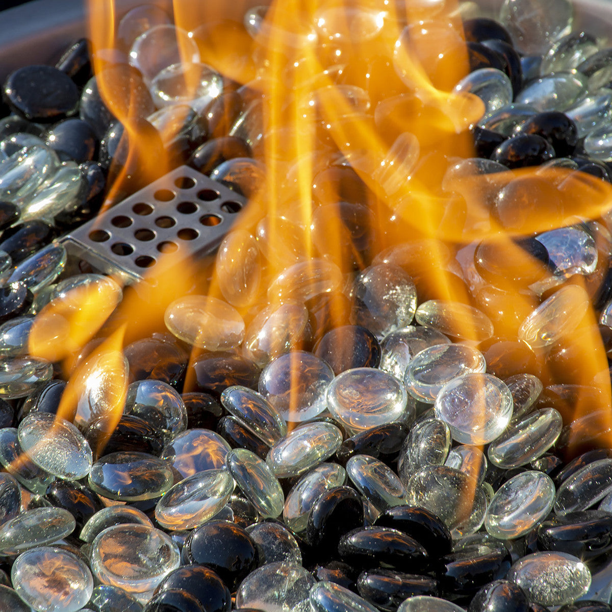 Paramount 38" Concrete Look Aluminum Fire Table, Round