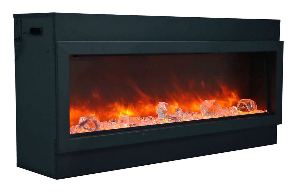 Amantii 88" Panorama Series Deep Built-In Electric Fireplace
