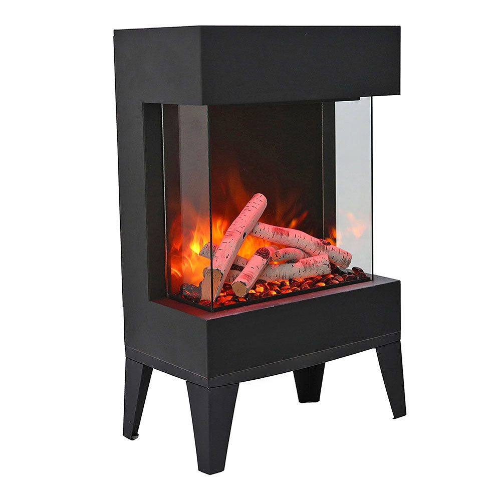 Amantii 20" 3-Sided The Cube Electric Fireplace