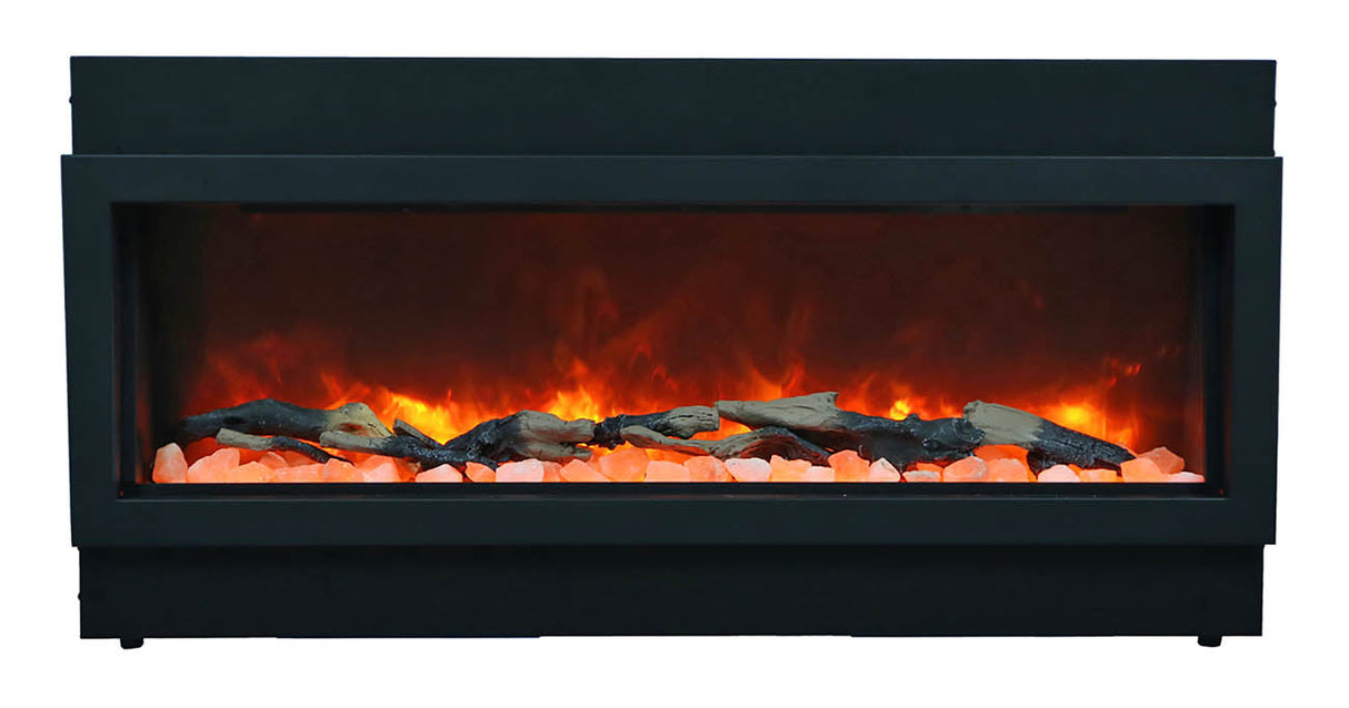 Amantii 72" Panorama Series Tall Deep Built-In Electric Fireplace