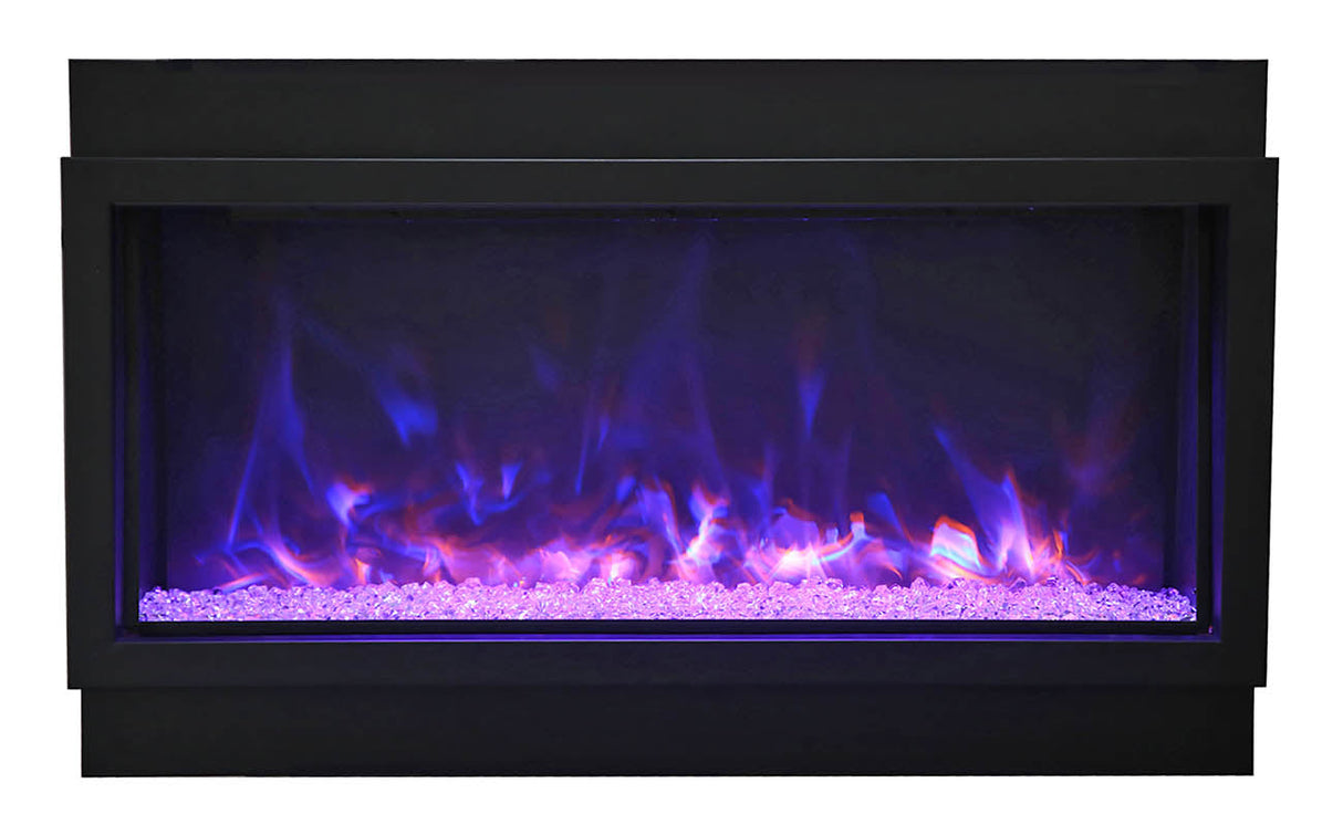 Amantii 72" Panorama Series Deep Built-In Electric Fireplace