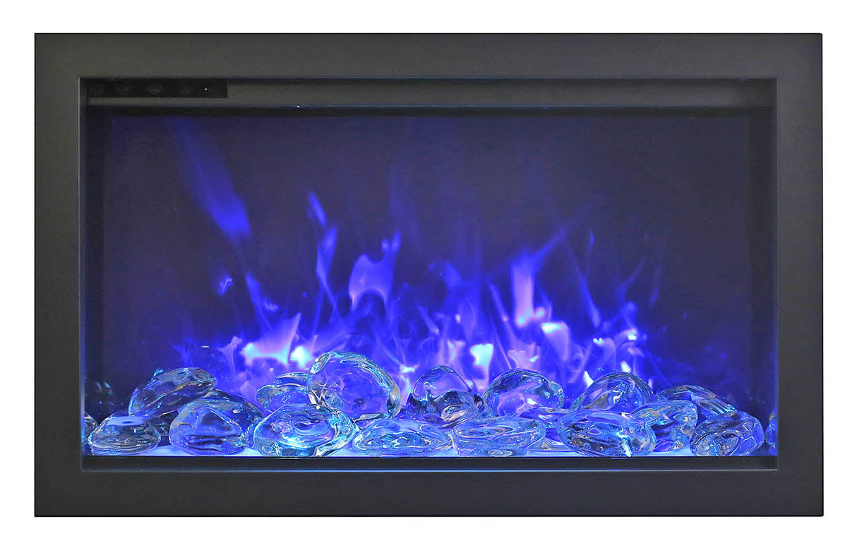 Amantii 30" Traditional Series Electric Fireplace Insert with 10 piece log set