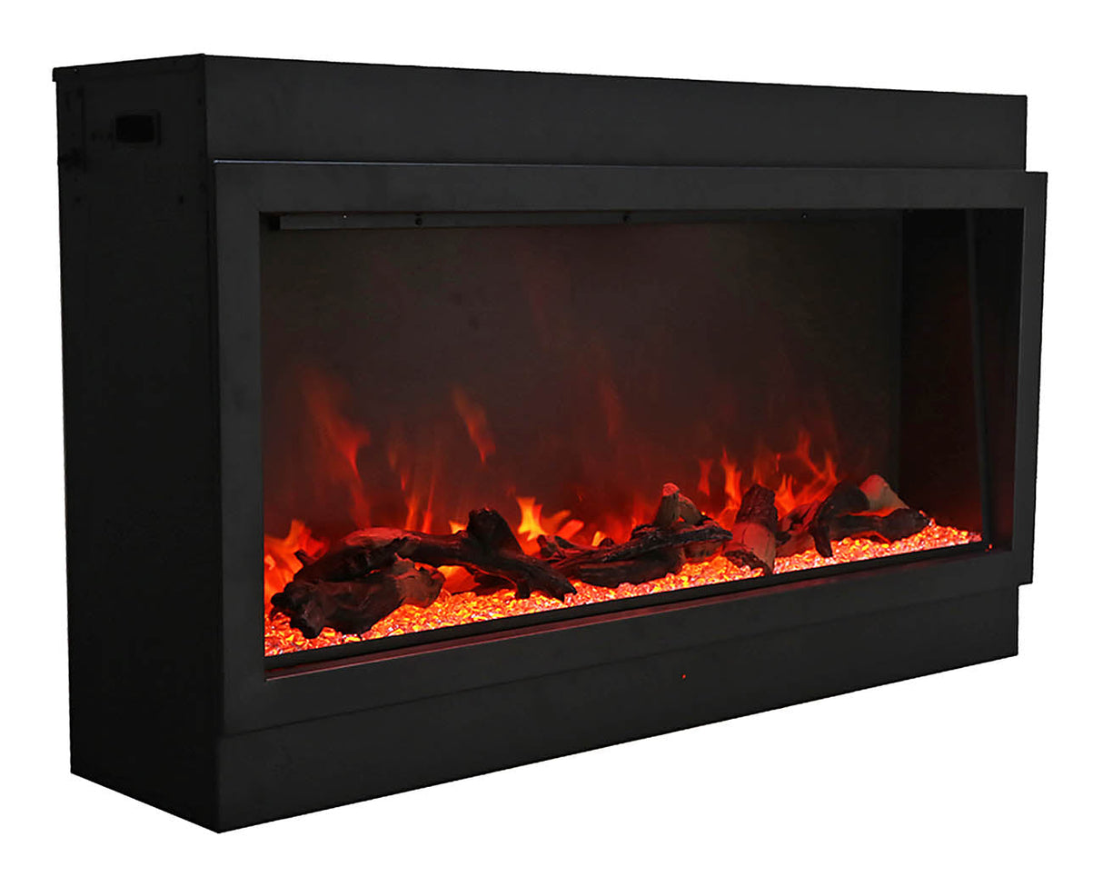 Amantii 60" Panorama Series Tall Deep Built-In Electric Fireplace