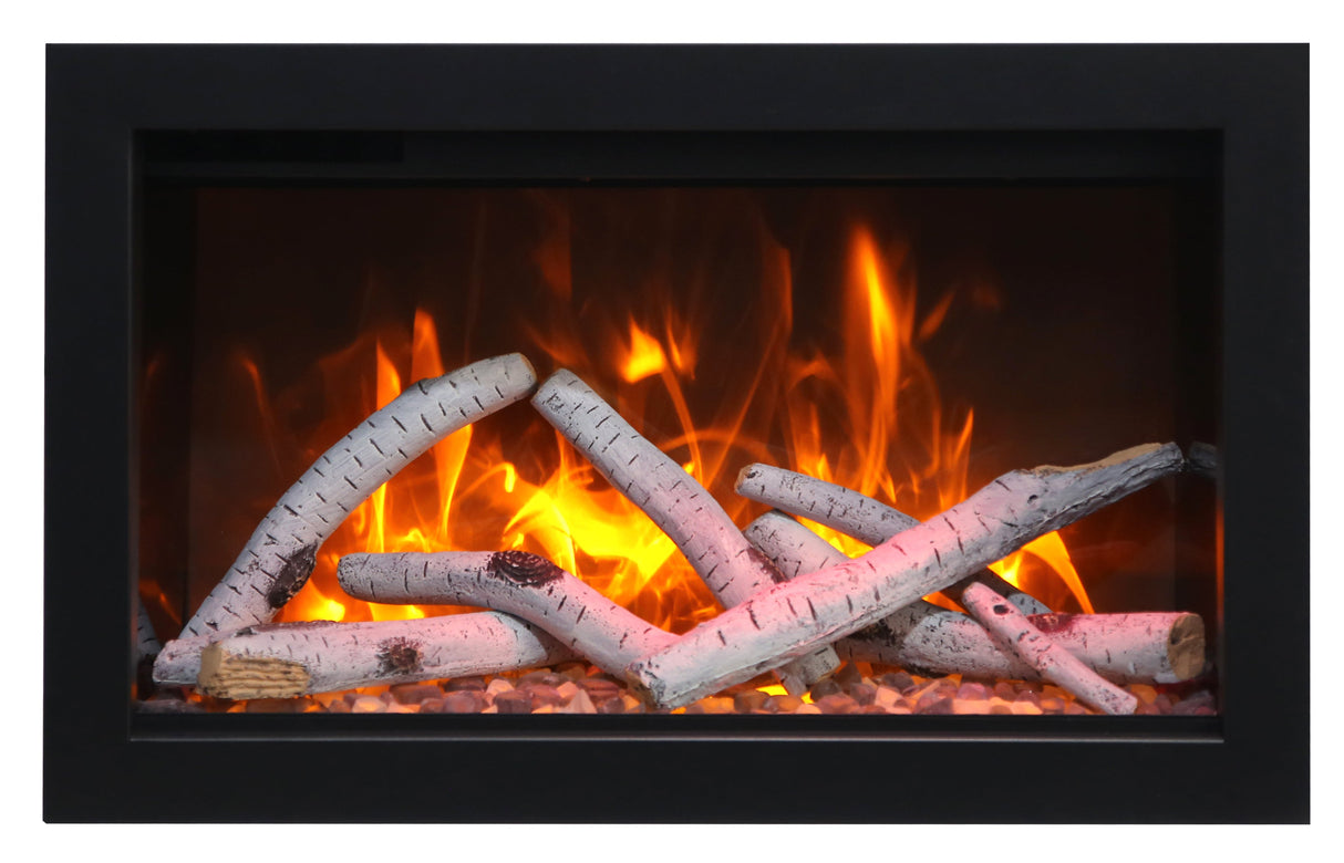 Amantii 26" Traditional Series Electric Fireplace Insert with 10 piece log set