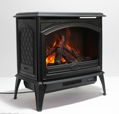 Sierra Flame E-50 Cast Iron Free Stand Electric Fireplace