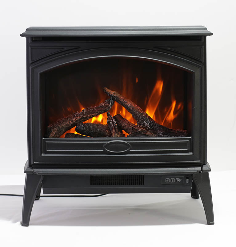 Sierra Flame E-70 Cast Iron Free Stand Electric Fireplace