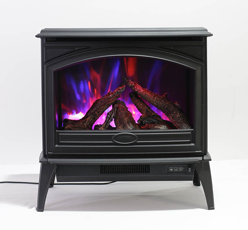 Sierra Flame E-50 Cast Iron Free Stand Electric Fireplace