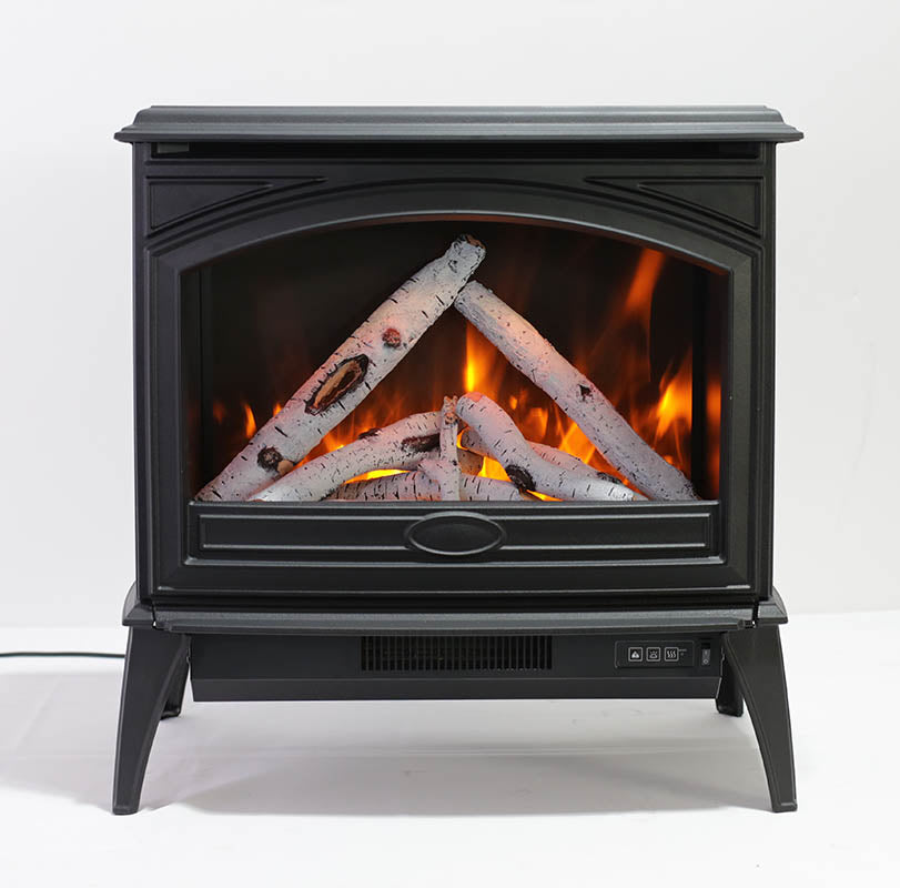 Sierra Flame E-50 Cast Iron Free Stand Electric Fireplace