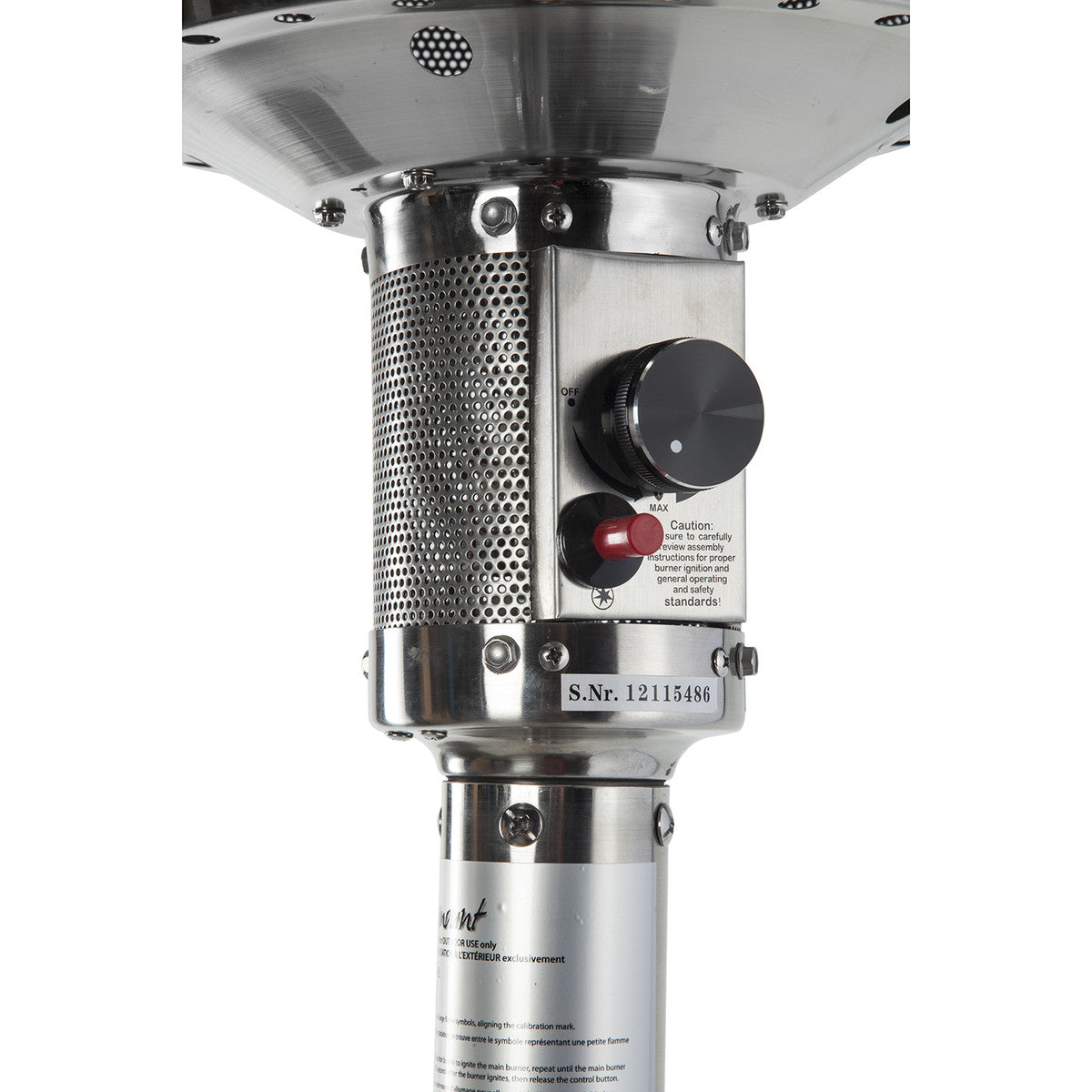 Paramount Stainless Steel Propane Patio Heater