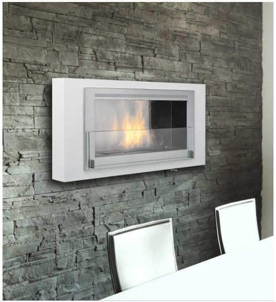 Eco-Feu 42" Montreal Wall Mount Ethanol Fireplace
