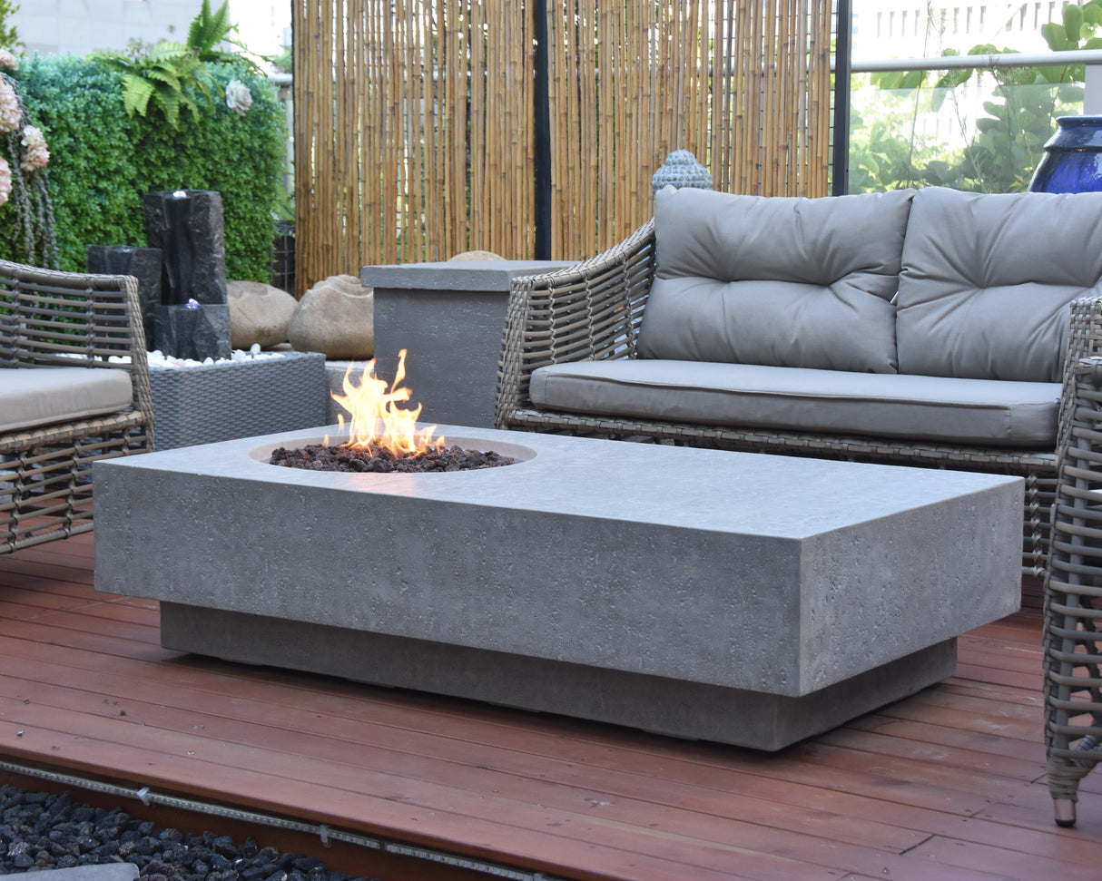 Elementi 56" Metropolis Fire Table - Propane or Natural Gas