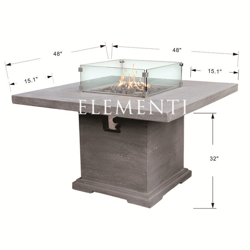 Elementi Birminghman 48" Fire Table - Propane