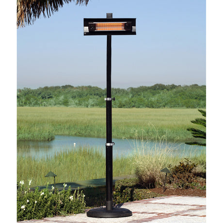 Paramount 1500w Telescopic Infrared Patio Heater, Black