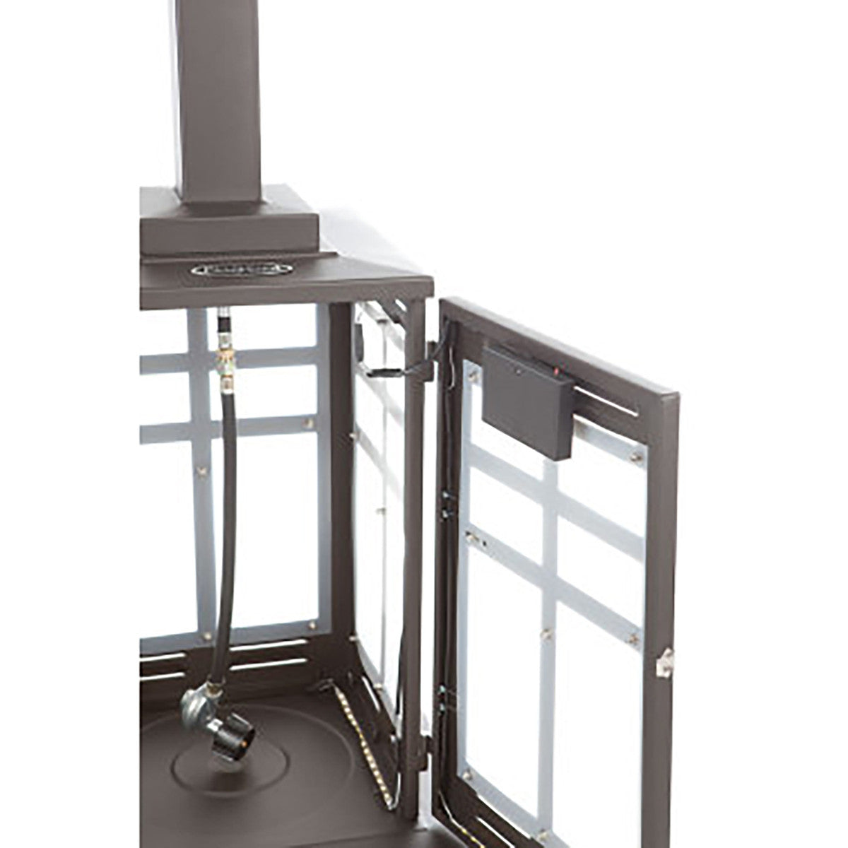 Paramount Illuminated Mission Patio Heater, Square