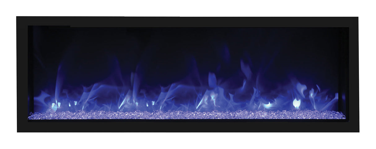 Remii 65" Tall Indoor or Outdoor Electric Built-In Fireplace