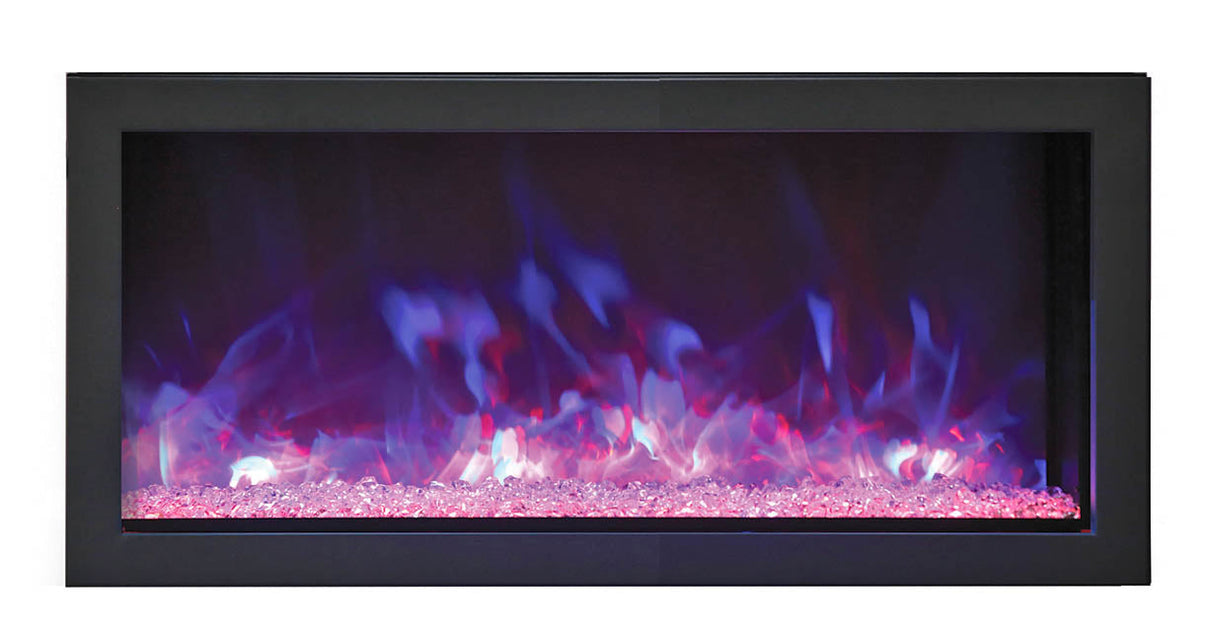 Remii 35" Extra Slim Indoor or Outdoor Electric Built-In Fireplace