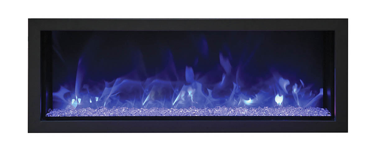 Remii 45" Extra Slim Indoor or Outdoor Electric Built-In Fireplace