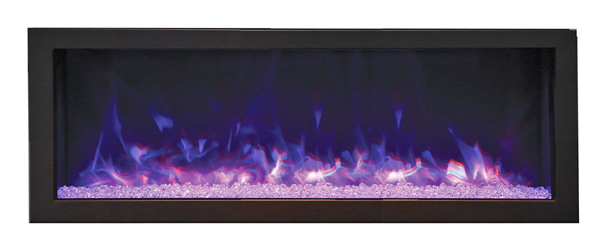 Remii 45" Deep Indoor or Outdoor Electric Built-In Fireplace