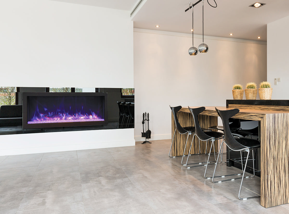 Remii 45" Deep Indoor or Outdoor Electric Built-In Fireplace